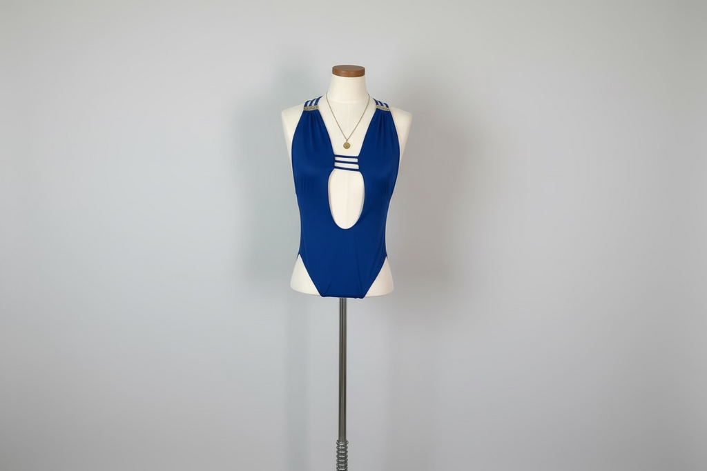 Royal Blue One Piece Swim Suit