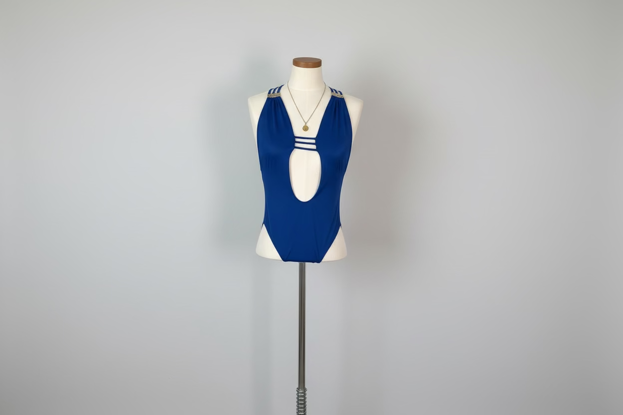 Royal Blue One Piece Swim Suit